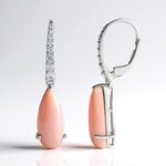 Orecchini in argento con Opale Rosa (de Melo Essence)