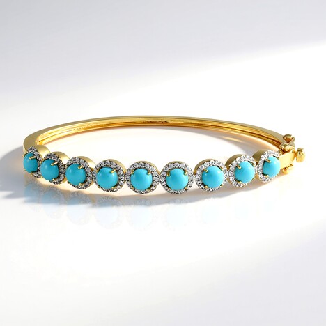 Bracciale in argento con Turchese Sleeping Beauty (Faszination Türkis)