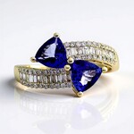 Anello in oro con Tanzanite AAA