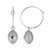 Pendientes en plata con Perla Freshwater (TPC)