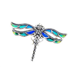 Broche en argent et Marcassite