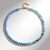 Collana in argento con Acquamarina Brasiliana