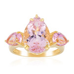 Zilveren ring met een kunziet