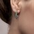Pendientes en plata con Esmeralda de Colombia