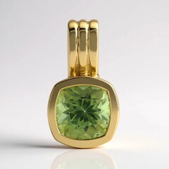 Ciondolo in oro con Peridoto Wagogo