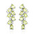 Peridot-Silberohrringe