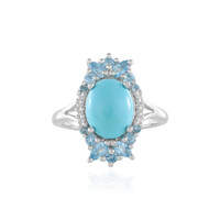 Anello in argento con Turchese Sleeping Beauty