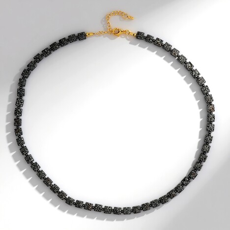 Collana in argento con Ematite Nera