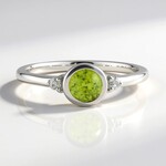 Anello in argento con Sfene