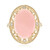 Pinkfarbener Opal-Goldring (CIRARI)