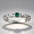 Anello in argento con Smeraldo Russo