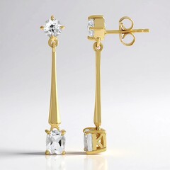 Orecchini in argento con Petalite