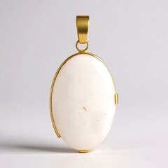 Ciondolo in argento con Agata Bianca (Bali Barong)