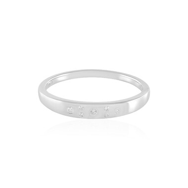 I2 (I) Diamant-Silberring