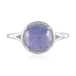 Anillo en plata con Tanzanita