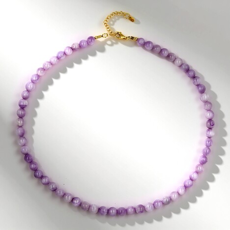 Collier en argent et Kunzite