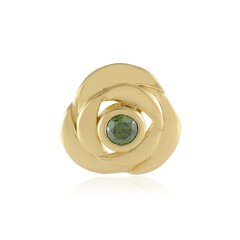 Pendentif en argent et Diamant vert