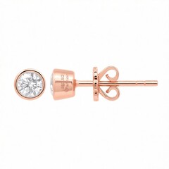 14K SI1 (G) Diamond Gold Earrings (Annette)