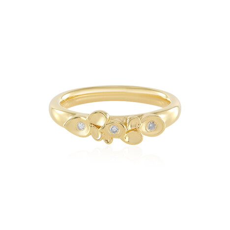 SI2 (J) Diamant-Silberring