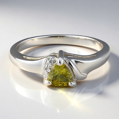Anello in argento con Tormalina Cuprian