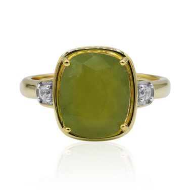 Brasilianischer Grüner Opal-Goldring (Tenner Diniz)