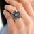 Swiss Blue Topaz Silver Ring (Annette classic)