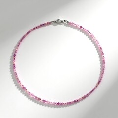 Collana in argento con Kunzite