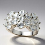 Anello in argento con Danburite