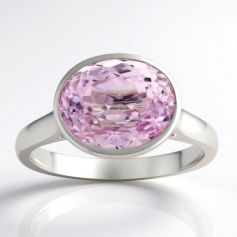 Bague en argent et Kunzite