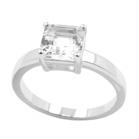 Anello in argento con Danburite