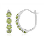 Orecchini in argento con Peridoto