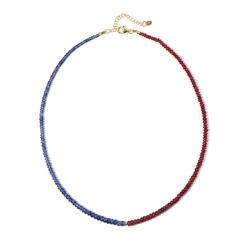 Collar en plata con Rubí