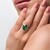 Zilveren ring met een Groene Fluoriet