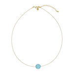 Collar en plata con Larimar