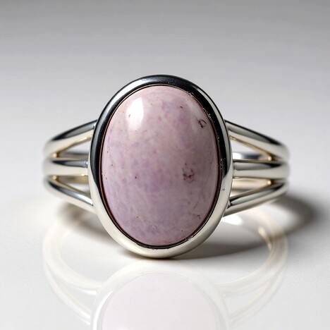 Anello in argento con Fluorite opalizzata
