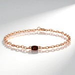 Bracciale in argento con Zircone Rosa