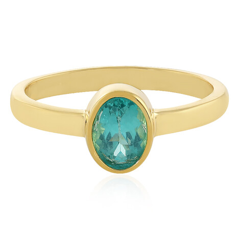 Anello in argento con Apatite Blu