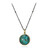 Turquoise Silver Necklace (Adela Silber)