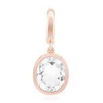 Weißer Quarz-Silberanhänger (TPC)