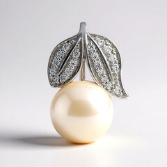 Ciondolo in argento con Perla d'Acqua Dolce Bianca (TPC)