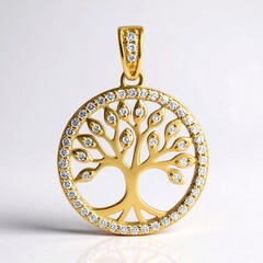 Ciondolo in oro con Diamante SI1 (G)