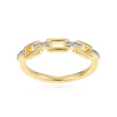 I3 (I) Diamant-Messingring (Juwelo Style)