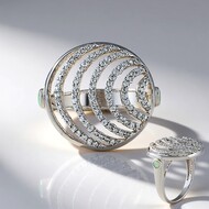 Welo Opal Silver Ring (SAELOCANA)