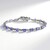 Bracciale in argento con Tanzanite