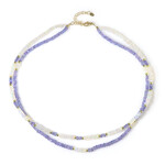 Edelstein-Silberhalskette (Riya)