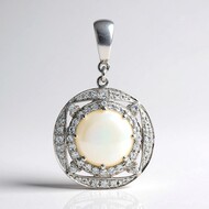 Colgante en plata con Concha de Abalone