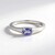 Anello in argento con Tanzanite