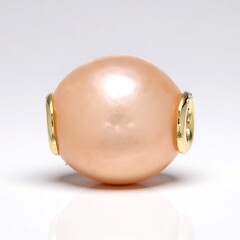Charm in argento con Perla d'Acqua Dolce Rosa (MONOSONO COLLECTION)