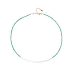 Collar en plata con Esmeralda de Zambia