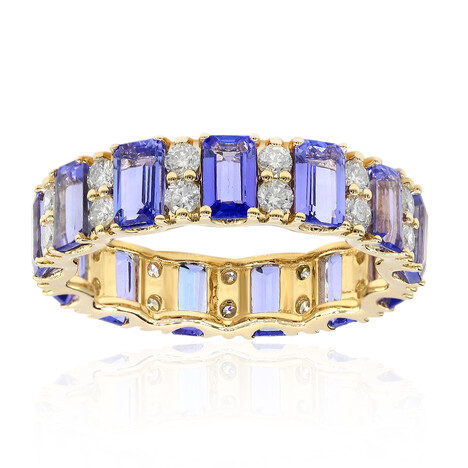 AAA-Tansanit-Goldring (CIRARI)